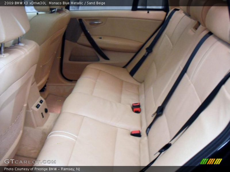 Monaco Blue Metallic / Sand Beige 2009 BMW X3 xDrive30i