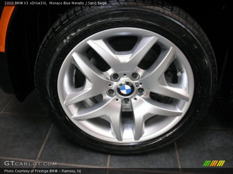 Monaco Blue Metallic / Sand Beige 2009 BMW X3 xDrive30i