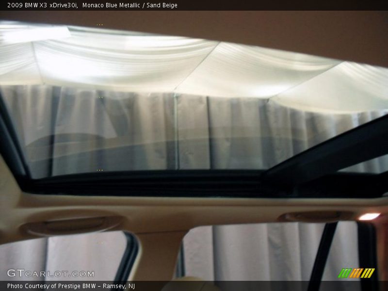 Monaco Blue Metallic / Sand Beige 2009 BMW X3 xDrive30i