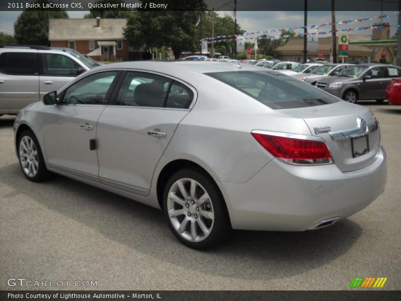 Quicksilver Metallic / Ebony 2011 Buick LaCrosse CXS