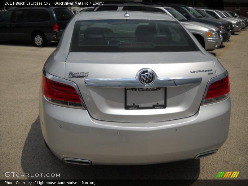 Quicksilver Metallic / Ebony 2011 Buick LaCrosse CXS