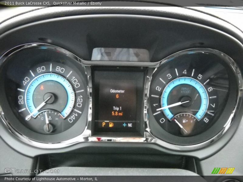Quicksilver Metallic / Ebony 2011 Buick LaCrosse CXS