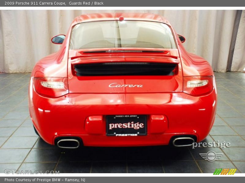 Guards Red / Black 2009 Porsche 911 Carrera Coupe