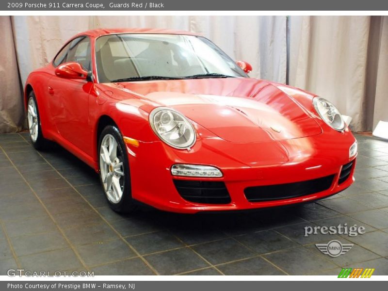 Guards Red / Black 2009 Porsche 911 Carrera Coupe