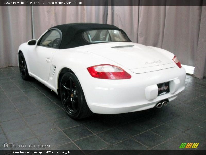 Carrara White / Sand Beige 2007 Porsche Boxster S