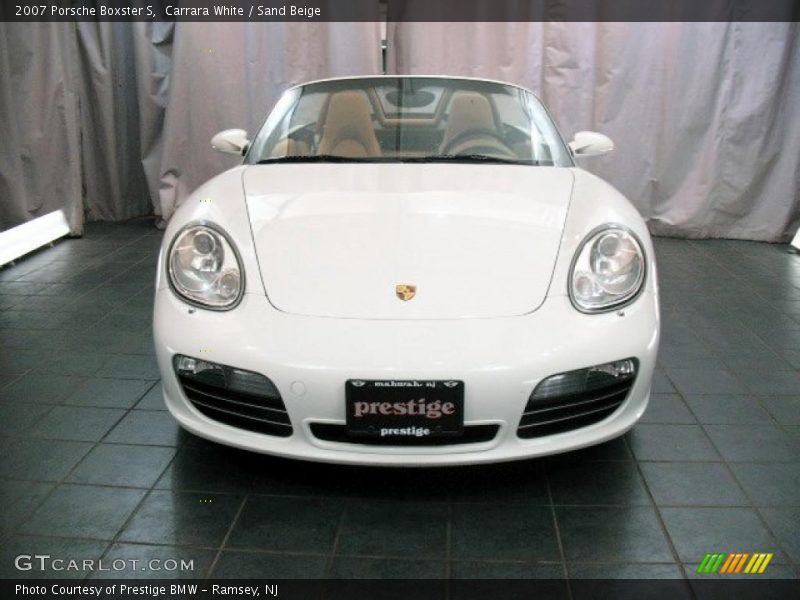 Carrara White / Sand Beige 2007 Porsche Boxster S