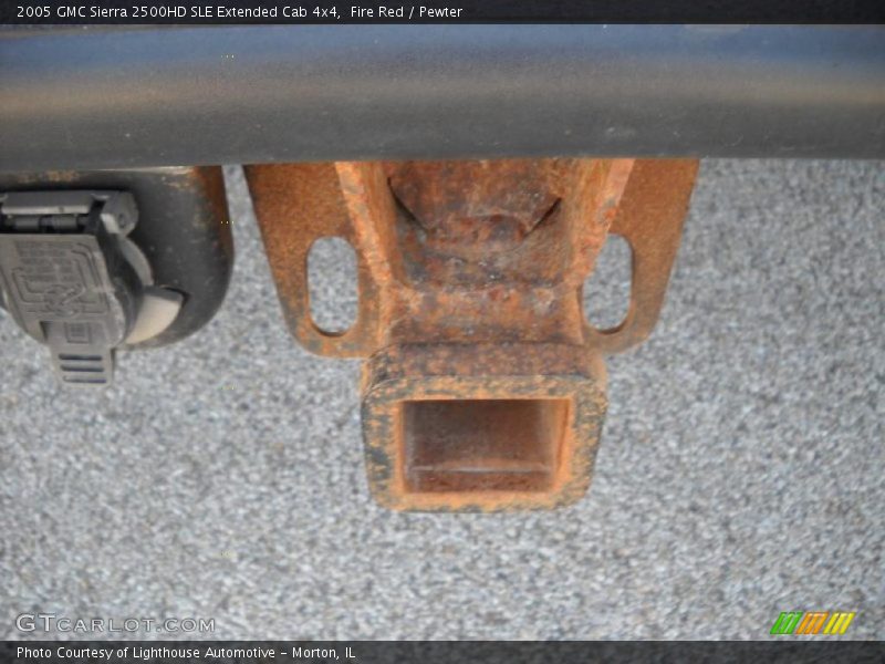Fire Red / Pewter 2005 GMC Sierra 2500HD SLE Extended Cab 4x4