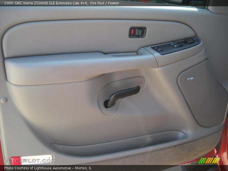 Fire Red / Pewter 2005 GMC Sierra 2500HD SLE Extended Cab 4x4
