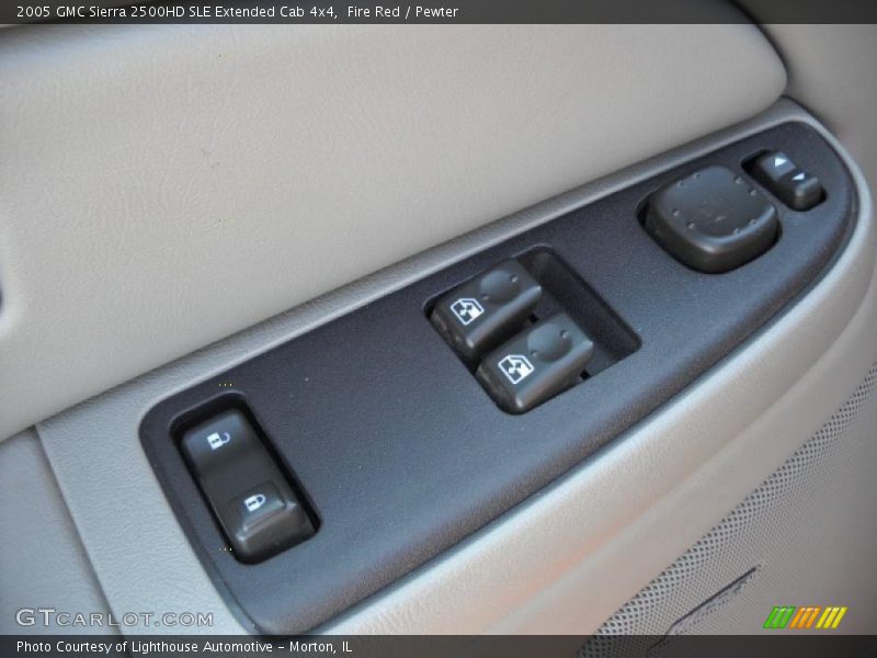 Fire Red / Pewter 2005 GMC Sierra 2500HD SLE Extended Cab 4x4