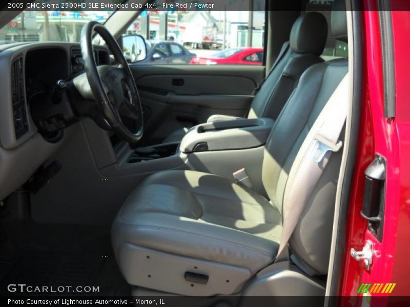 Fire Red / Pewter 2005 GMC Sierra 2500HD SLE Extended Cab 4x4