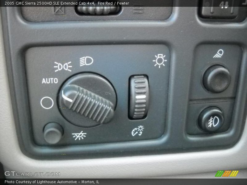 Fire Red / Pewter 2005 GMC Sierra 2500HD SLE Extended Cab 4x4