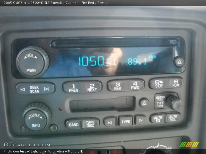 Fire Red / Pewter 2005 GMC Sierra 2500HD SLE Extended Cab 4x4