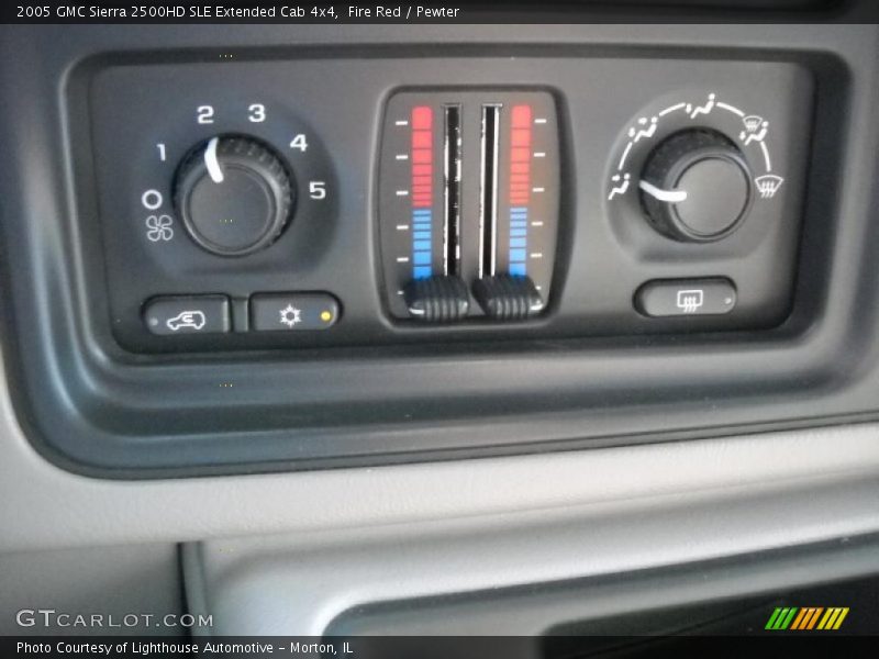 Fire Red / Pewter 2005 GMC Sierra 2500HD SLE Extended Cab 4x4