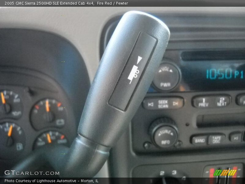 Fire Red / Pewter 2005 GMC Sierra 2500HD SLE Extended Cab 4x4