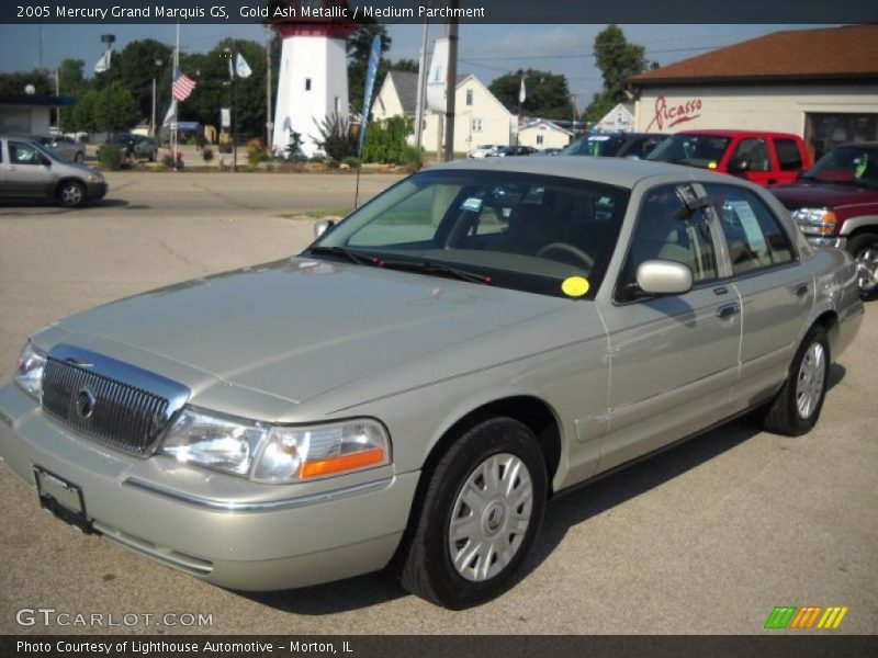 Gold Ash Metallic / Medium Parchment 2005 Mercury Grand Marquis GS