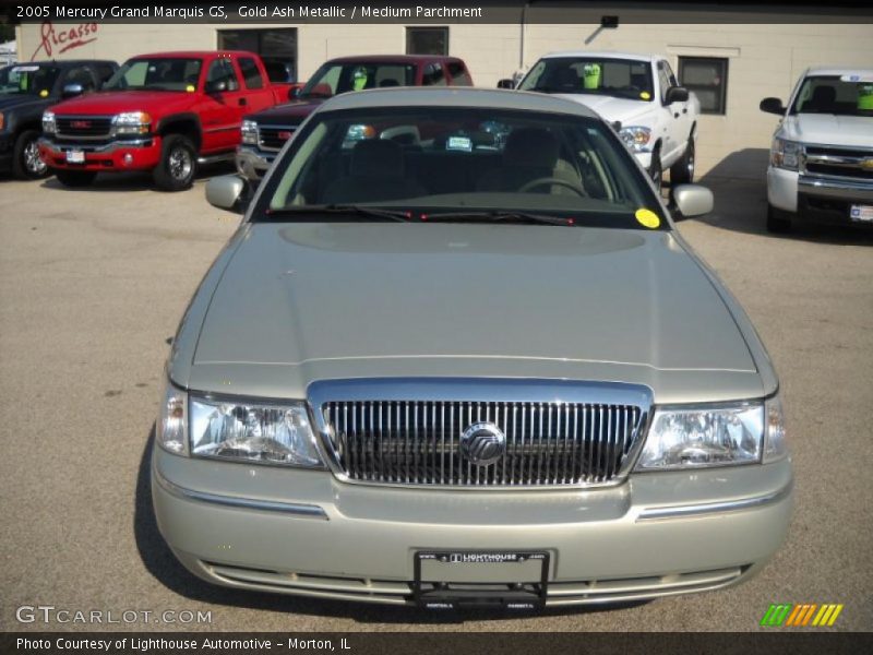 Gold Ash Metallic / Medium Parchment 2005 Mercury Grand Marquis GS