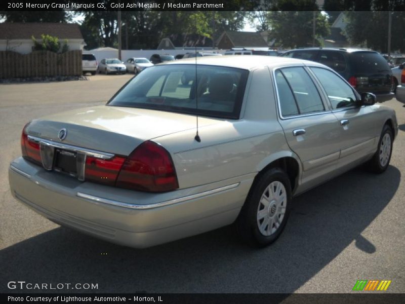 Gold Ash Metallic / Medium Parchment 2005 Mercury Grand Marquis GS
