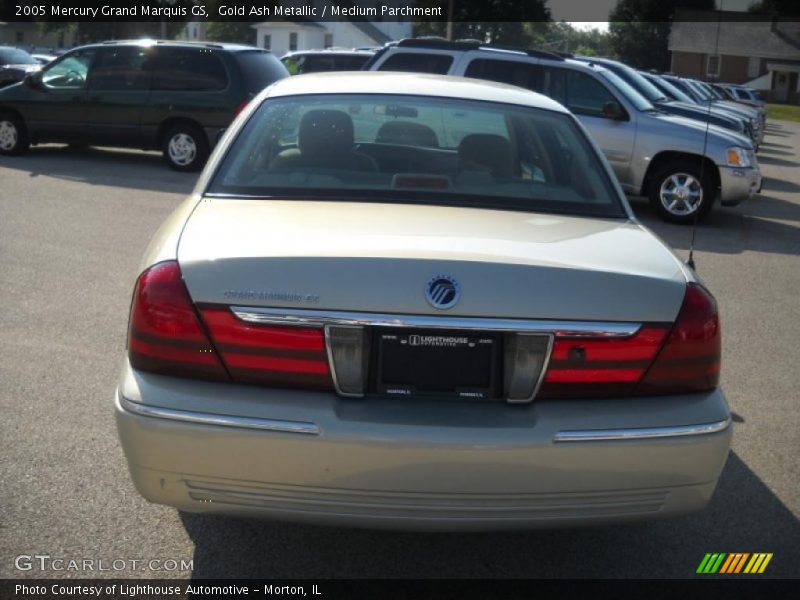 Gold Ash Metallic / Medium Parchment 2005 Mercury Grand Marquis GS