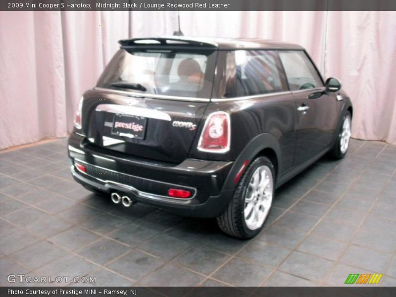 Midnight Black / Lounge Redwood Red Leather 2009 Mini Cooper S Hardtop