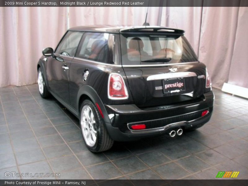 Midnight Black / Lounge Redwood Red Leather 2009 Mini Cooper S Hardtop