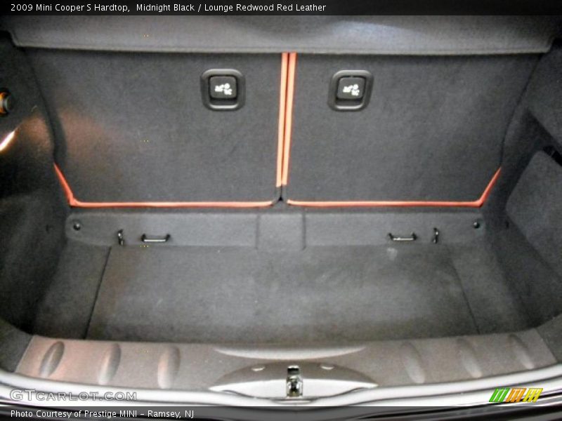 Midnight Black / Lounge Redwood Red Leather 2009 Mini Cooper S Hardtop