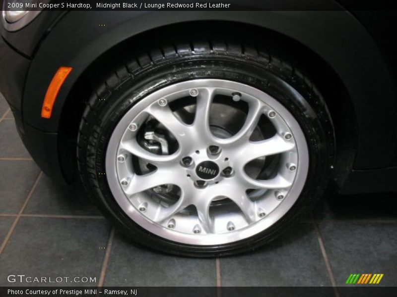 Midnight Black / Lounge Redwood Red Leather 2009 Mini Cooper S Hardtop