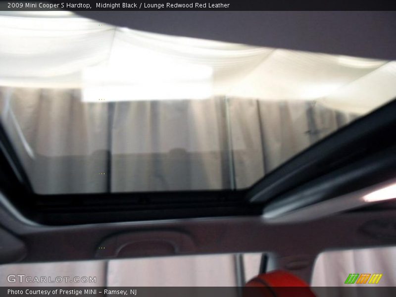 Midnight Black / Lounge Redwood Red Leather 2009 Mini Cooper S Hardtop
