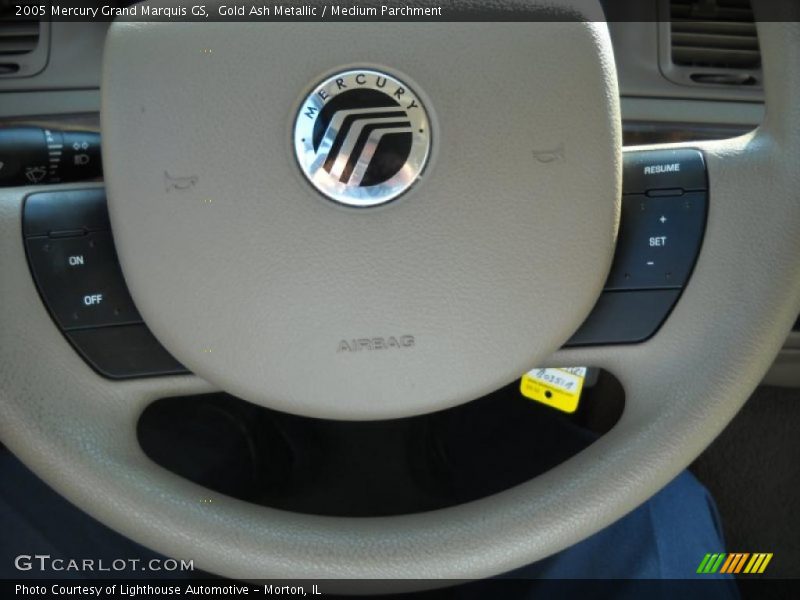 Gold Ash Metallic / Medium Parchment 2005 Mercury Grand Marquis GS