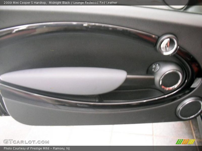 Midnight Black / Lounge Redwood Red Leather 2009 Mini Cooper S Hardtop