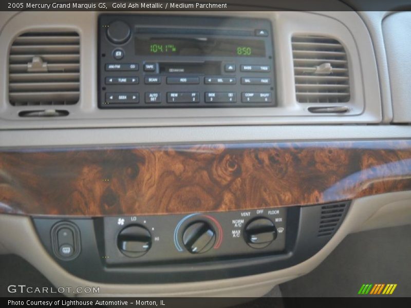Gold Ash Metallic / Medium Parchment 2005 Mercury Grand Marquis GS