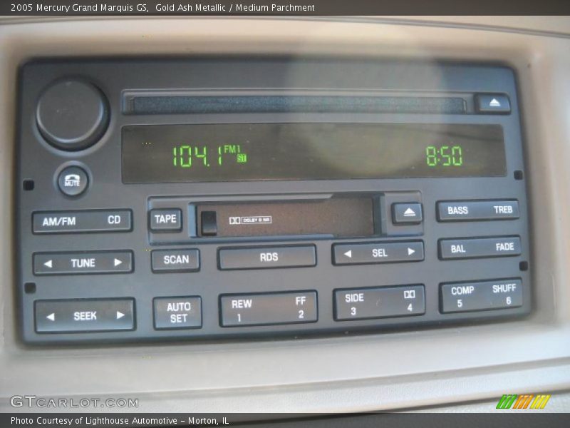 Gold Ash Metallic / Medium Parchment 2005 Mercury Grand Marquis GS