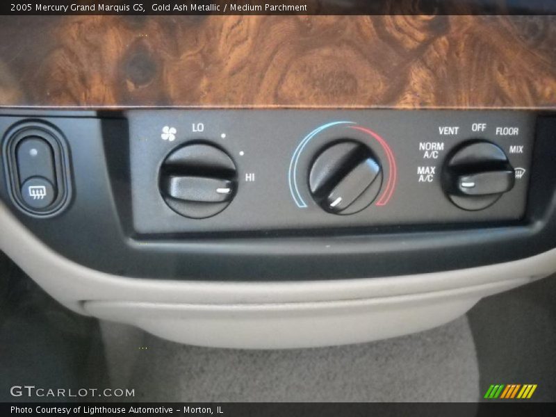 Gold Ash Metallic / Medium Parchment 2005 Mercury Grand Marquis GS