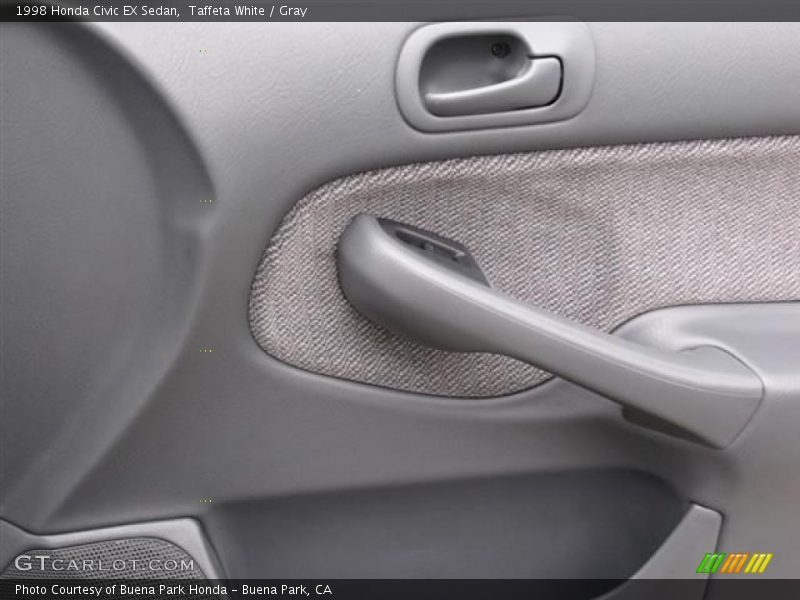 Taffeta White / Gray 1998 Honda Civic EX Sedan