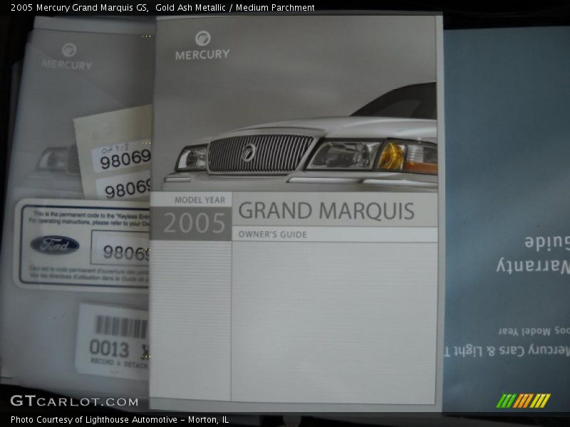 Gold Ash Metallic / Medium Parchment 2005 Mercury Grand Marquis GS