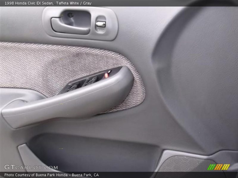 Taffeta White / Gray 1998 Honda Civic EX Sedan