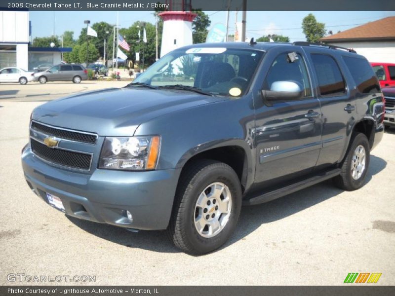 Blue Granite Metallic / Ebony 2008 Chevrolet Tahoe LT