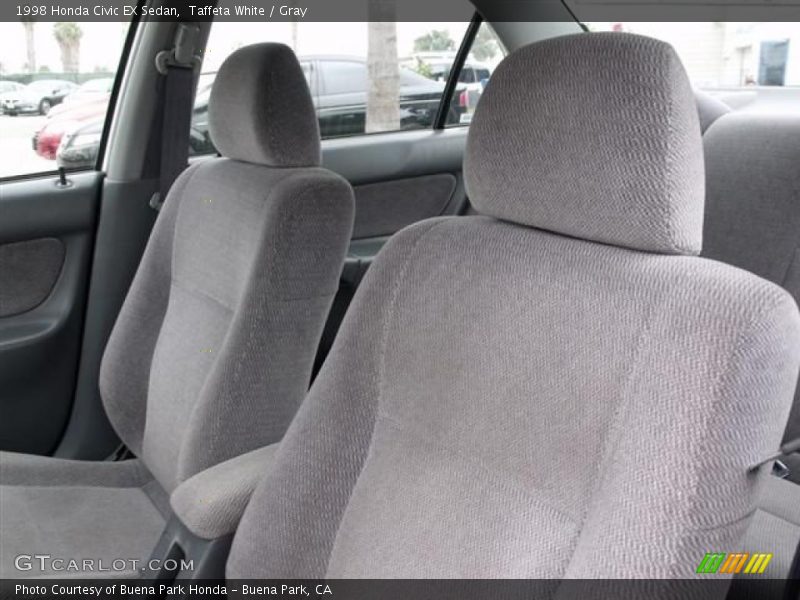 Taffeta White / Gray 1998 Honda Civic EX Sedan