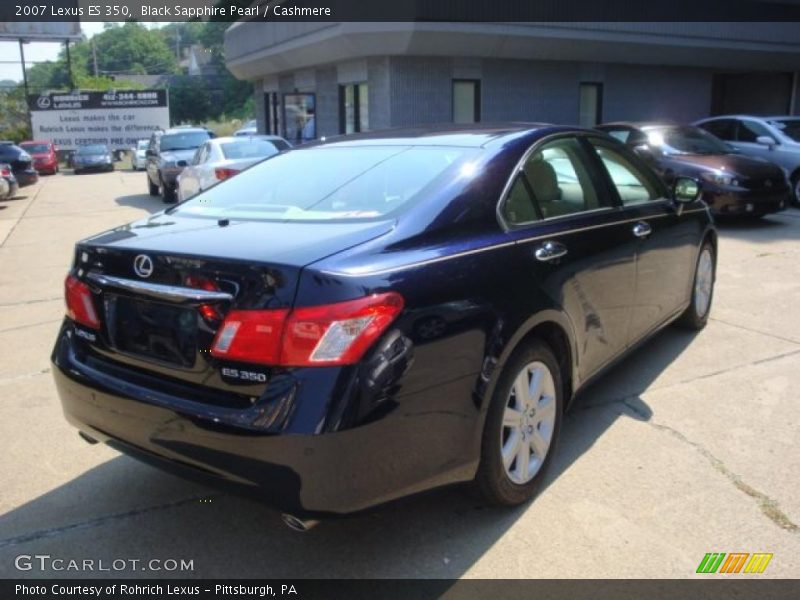 Black Sapphire Pearl / Cashmere 2007 Lexus ES 350