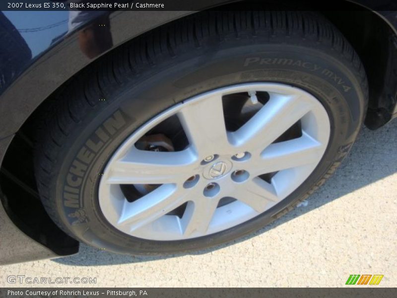 Black Sapphire Pearl / Cashmere 2007 Lexus ES 350