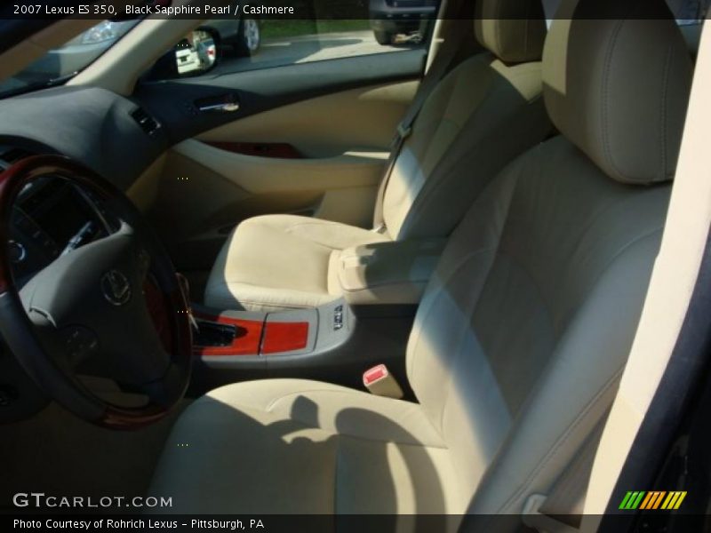 Black Sapphire Pearl / Cashmere 2007 Lexus ES 350