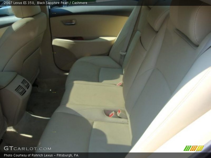 Black Sapphire Pearl / Cashmere 2007 Lexus ES 350
