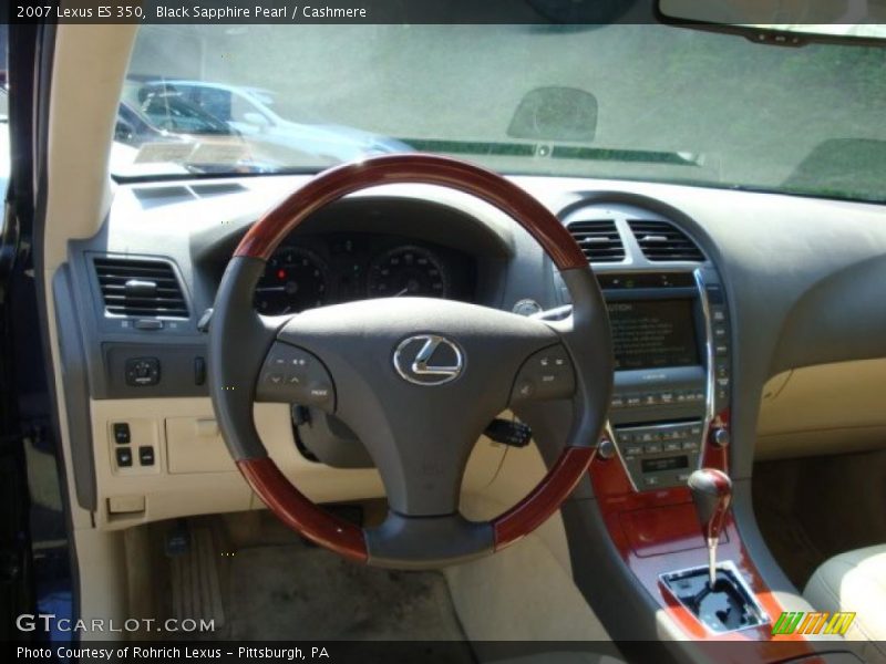 Black Sapphire Pearl / Cashmere 2007 Lexus ES 350