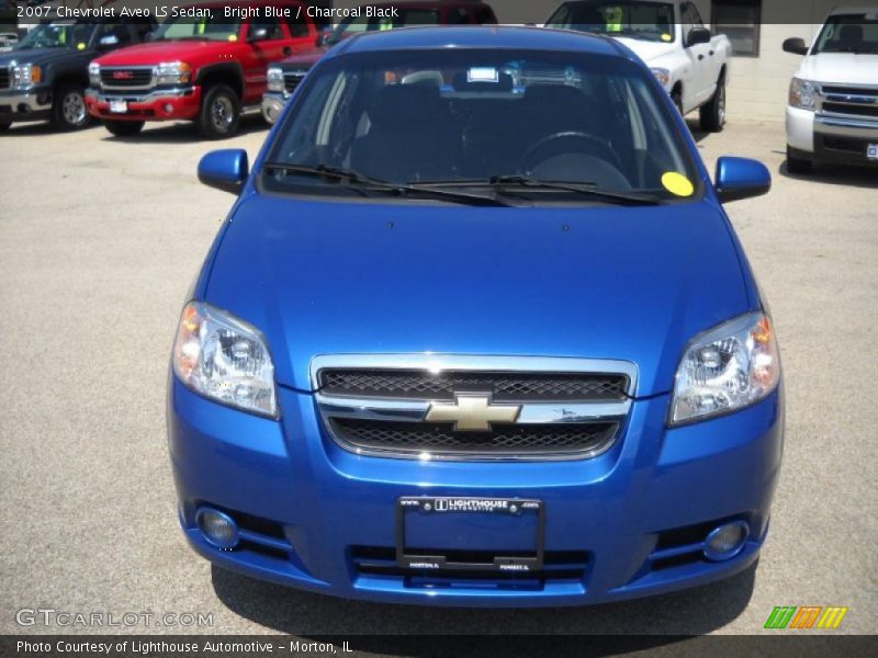 Bright Blue / Charcoal Black 2007 Chevrolet Aveo LS Sedan