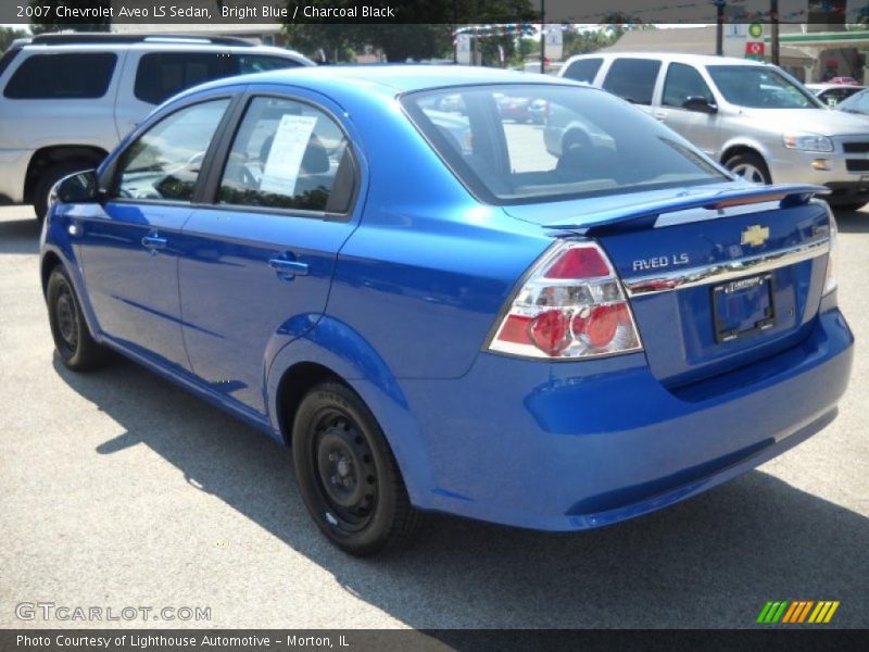 Bright Blue / Charcoal Black 2007 Chevrolet Aveo LS Sedan