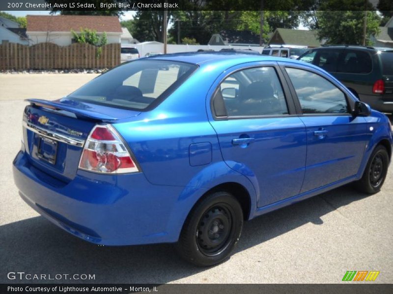 Bright Blue / Charcoal Black 2007 Chevrolet Aveo LS Sedan