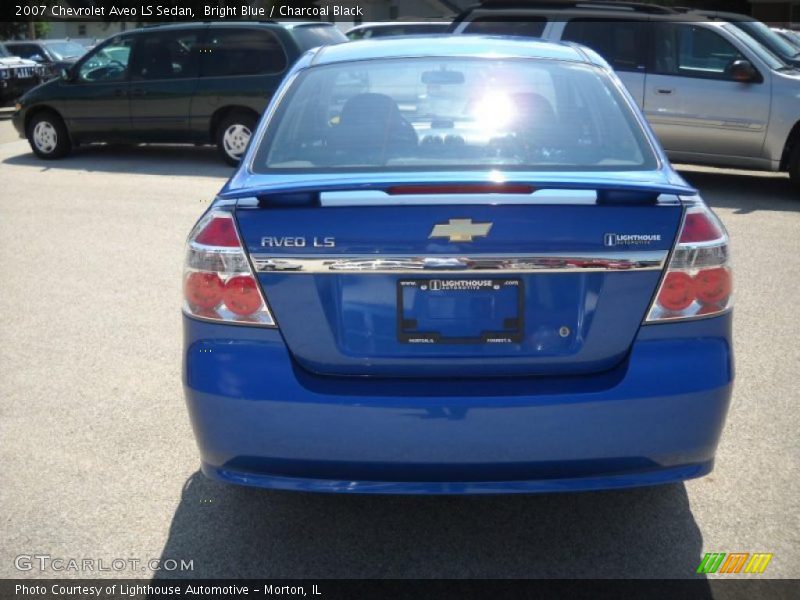 Bright Blue / Charcoal Black 2007 Chevrolet Aveo LS Sedan