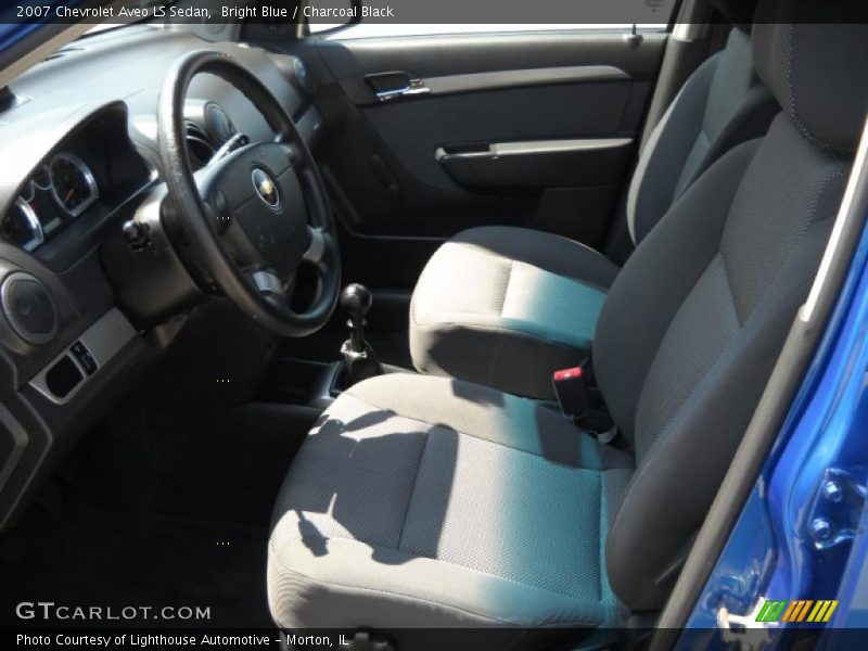 Bright Blue / Charcoal Black 2007 Chevrolet Aveo LS Sedan