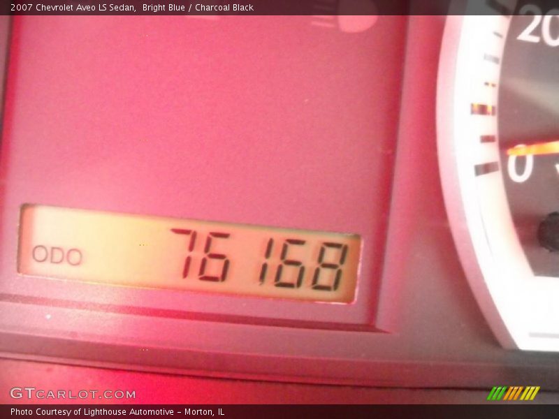 Bright Blue / Charcoal Black 2007 Chevrolet Aveo LS Sedan