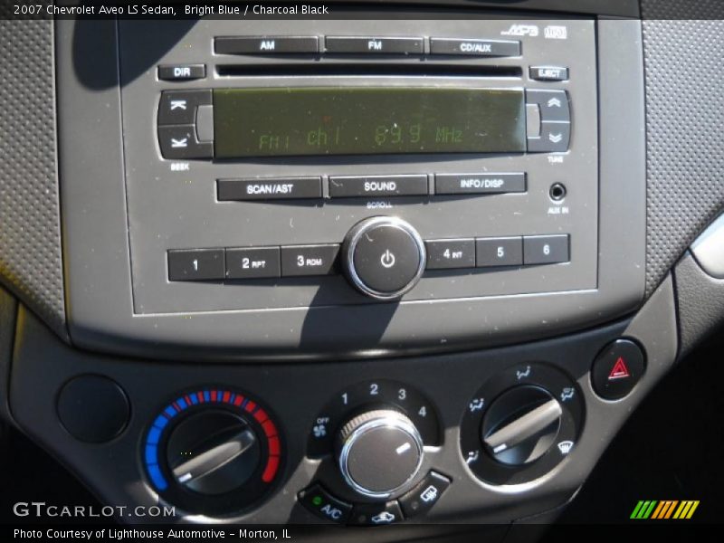 Bright Blue / Charcoal Black 2007 Chevrolet Aveo LS Sedan