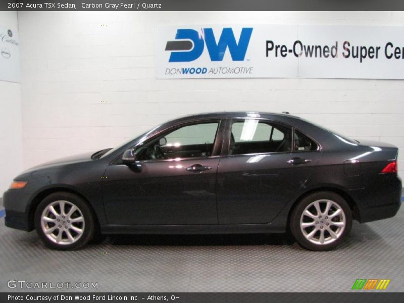 Carbon Gray Pearl / Quartz 2007 Acura TSX Sedan